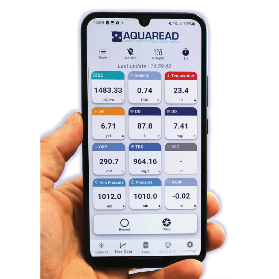 L'appli BlueLink permet de lire les données de votre sonde sur votre smartphone